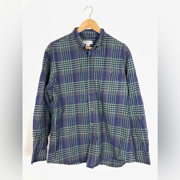 Orvis Other - Orvis Mens Plaid Cotton Button Down Size Medium